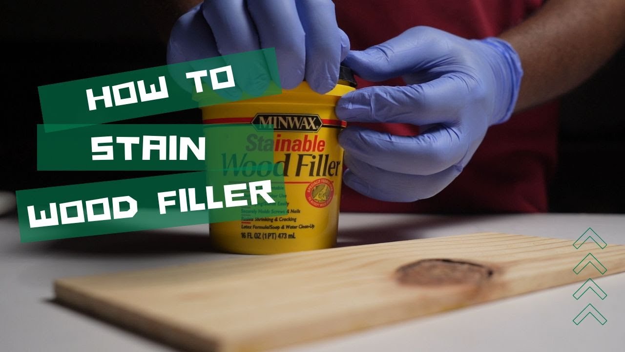 How to Stain Wood Filler Correcty 