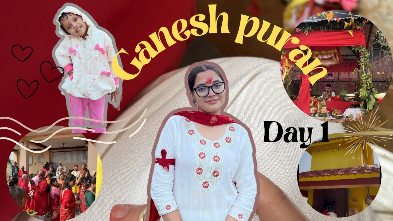 GANESH PURAN | DAY 1 | HINDUSM | SPRITUAL | ENJOYMENTTT😍❤️