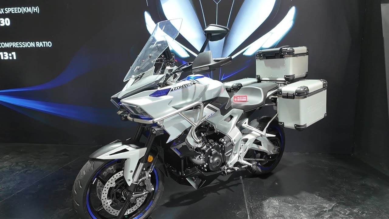 New 2025 ZONTES ZT 703 mototrcycle at EICMA show Italy