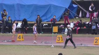 20151115群馬県高校混成競技会女子200m6組