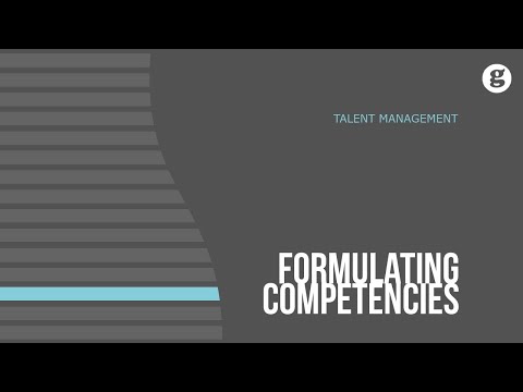 Formulating Competencies