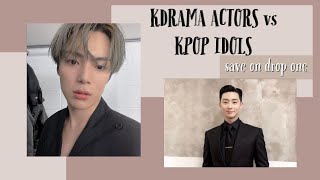 KDRAMA ACTORS vs KPOP IDOLS SAVE ONE DROP ONE (hard) 🌙✨