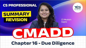 CMADD Summary Revision- Part A- Chapter 1-Compliance Management | CS Muskan Gupta