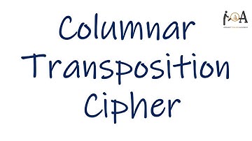 Columnar Transposition Cipher Technique | Encrypt Plain Text Message | Cipher & Decipher