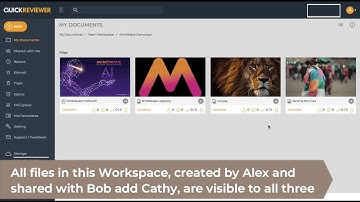 QuickReviewer: How to create a Shared Workspace
