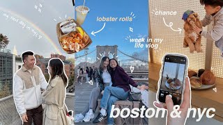 boston & nyc vlog 🏙️ a week in my life | my new fave bakery, fave day in nyc & so many shenanigans