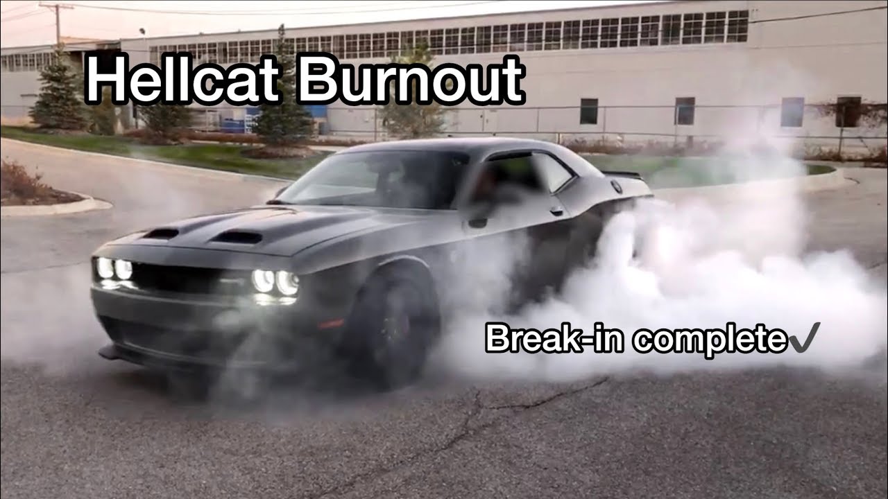 2019 Hellcat Burnout (Line Lock howto) YouTube