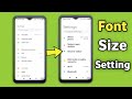 Phone Ka Text Size Kaise Bada Kare | How increase Text Size | Font Size Android Phone