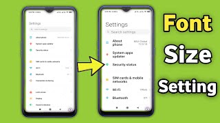 Phone Ka Text Size Kaise Bada Kare | How increase Text Size | Font Size Android Phone screenshot 2