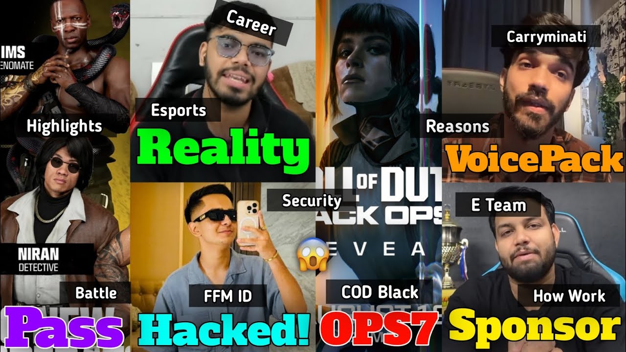 Esports Careers Reality, How Work ORG's & Sponsors For ePlayers, COD Black Ops 7, Carry's Voice Pack