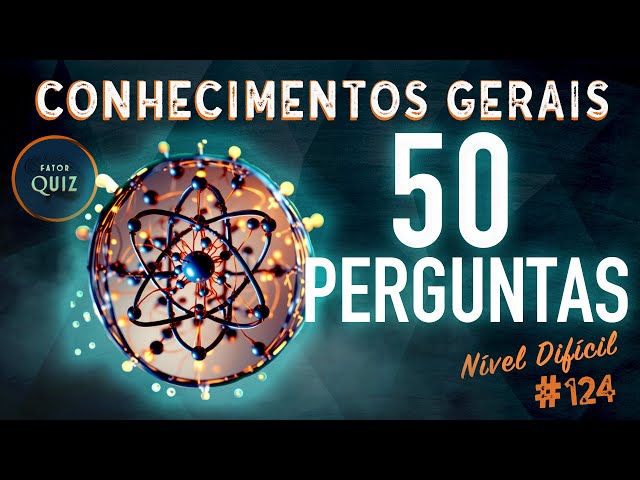 Quiz de Conhecimentos Gerais [Vídeo]  Conhecimentos gerais, Quiz de  conhecimentos gerais, Teste de conhecimentos gerais