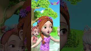Princess & Mermaid Swimming Song #shorts