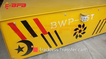 Self Driven Elecrtic Steerable Product Handling Trolley/360 Degree Turning Trackless Transfer Cart