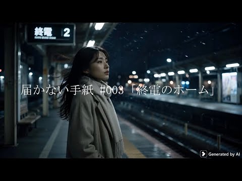 【失恋ソング】届かない手紙 #003「終電のホーム」｜忘れられない人へ贈るオリジナル曲