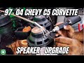 Chevy corvette speaker replacement