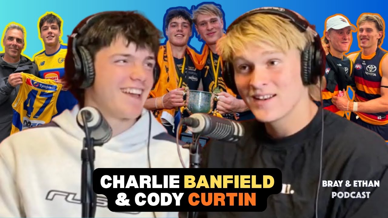 Charlie Banfield and Cody Curtin talk family AFL ties, Claremont 3-peat & more! | Bray & Ethan 
