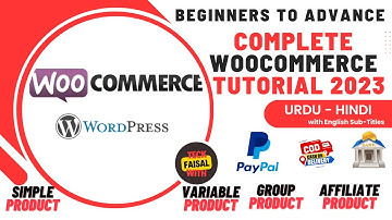 🔥Mastering Woocommerce Plugin: A Step-by-Step Beginners to Advanced Tutorial for 2023 [Urdu - Hindi]