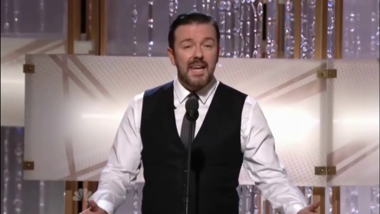 Ricky Gervais Best of 2011 Globes Spanish - YouTube