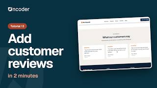 Add Customer Reviews to Your WordPress Site in 2 Minutes | Uncoder Tutorial 13