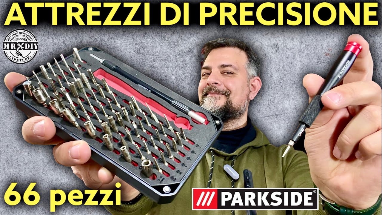 Parkside Lidl 66 Piece Precision Tool Set € 14.99. Special bits  screwdriver. small screws - YouTube