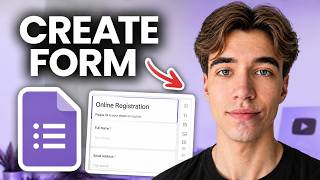 How To Create An Online Registration Form Using Google Docs Forms | Quick Guide