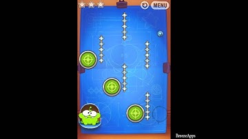 ‪Cut the Rope Experiments 2-9 Walkthrough 3 Star ‬(‪Shooting the Candy)‬