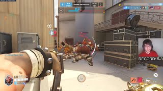 HARBLEU AS ROADHOS IS BACK! REWORK ROADHOG GAMEPLAY OVERWATCH 2 SEASON 20 TOP 500