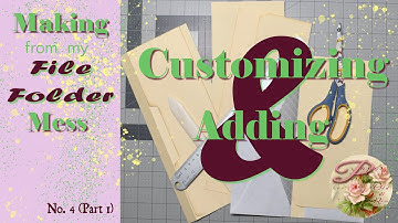#makingfrommymess 55-PART 1~ Turned a Simple Flippy to a Folio Project!
