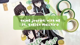 anime journal with me // muichiro