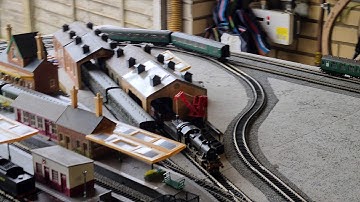 12x4 model railway layout new board update