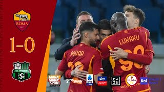 Roma 1-0 Sassuolo - Highlights Serie A, TRS, Nisii, SKY, DAZN, Roma TV, Rai, CSS, TMW, Romanista