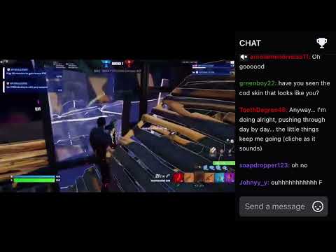 Boywithuke live on twitch playing Fortnite