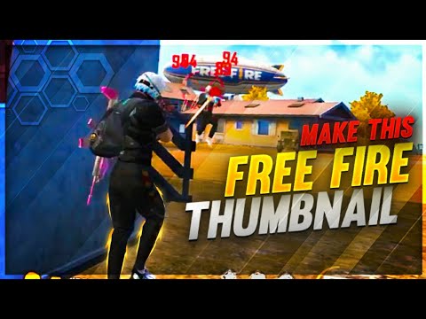 How To Make Free Fire Thumbnail Like The Cm Puneet Gamer 2b Gamer Youtube