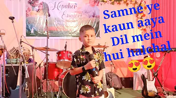 Samne ye kaun aaya dil me hui halchal || Kishore Kumar || live performance || by Chaokhun