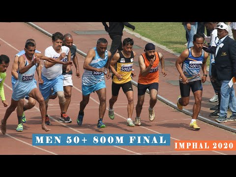 Men 50 years old Thrashing 800m Final
