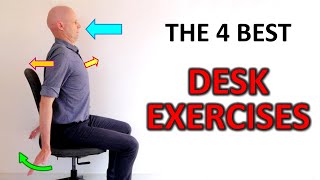 The 4 Best Office Desk Exercises. For Neck Pain, Back Pain, & Carpal Tunnel.