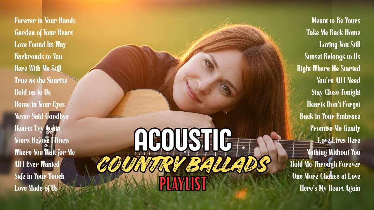 Best Acoustic Country Ballads | Rainy Day Romantic Mix – Alan Jackson & Luke Combs