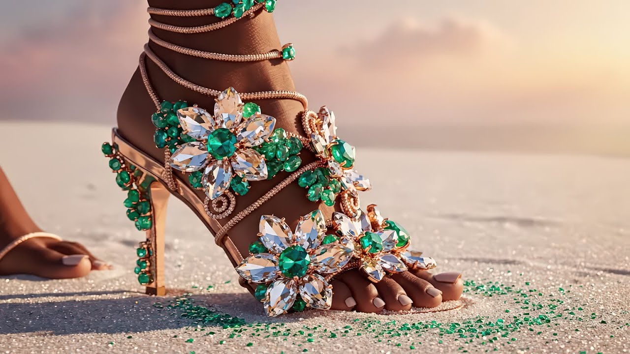 ASMR AI Shoes | Luxury High Heels slowly transform for pure visual relaxation AI ASMR