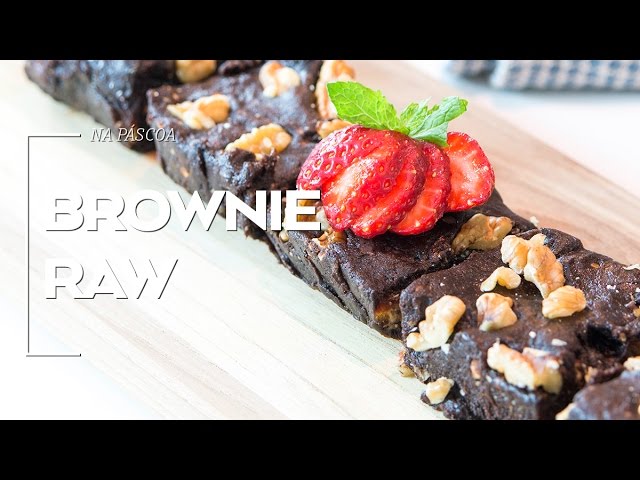 BROWNIE RAW: A RECEITA SAUDÁVEL QUE NÃO VAI AO FORNO RODRIGO E BETA