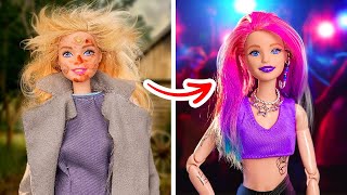 BRINQUEDOS DIY  11 TIPS & HACKS PARA BARBIE, ROUPAS, E TRUQUES