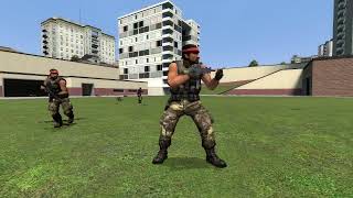 Counter Strike Source, but all characters hate each other (GMod NPC Battle)