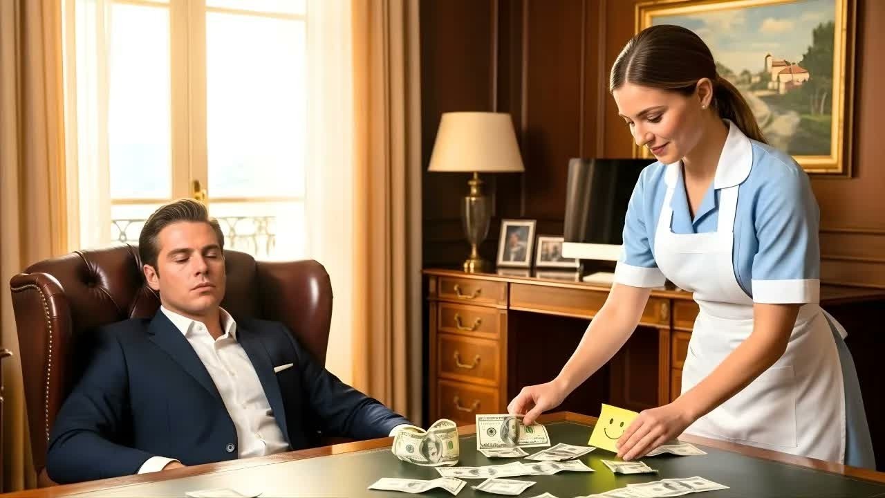 EL MULTIMILLONARIO FINGIÓ DORMIR PARA PROBAR A SU EMPLEADA, PERO LO QUE VIO LO DEJÓ HELADO