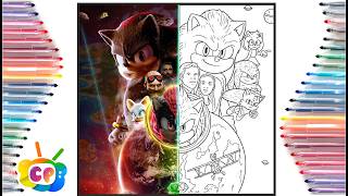 Sonic 3 official poster / Sonic coloring pages new / Sonic the Hedgehog 3