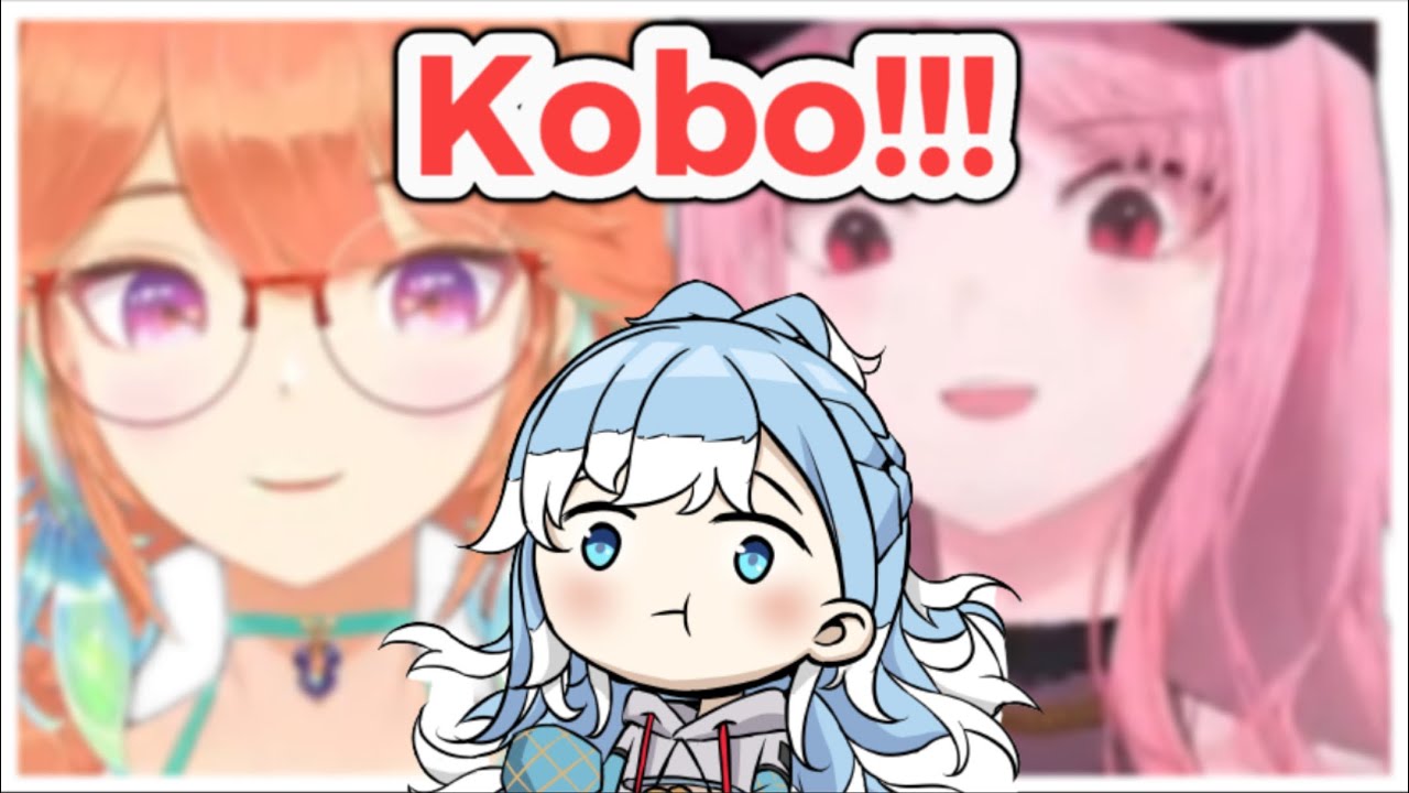 Kiara and Calli's reaction when Kobo said she wants to have a Japanese boyfriend..