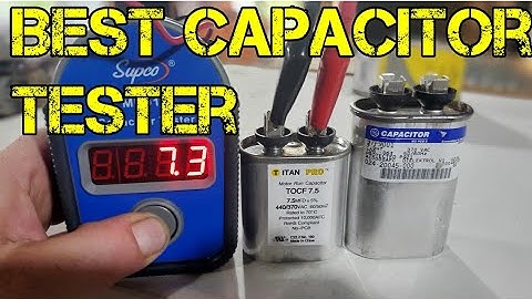 How to test a capacitor with a Supco MFD 10