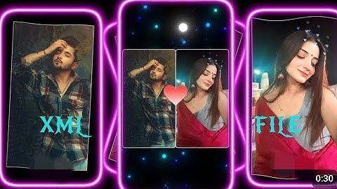 Mere sapno ki rani kab aayegi tu xml File Hindi Song Alight Motion Video