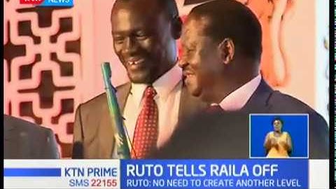 William Ruto dismisses Raila Odinga on devolution,saying no need for another level