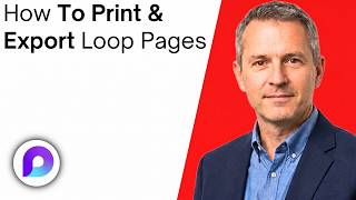 How To Print And Export Microsoft Loop Pages
