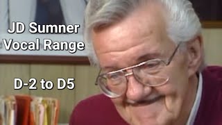 JD Sumner vocal range (D-2 to D5)(read pinned comment)