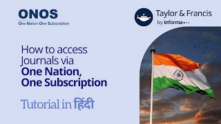 Full Access Taylor & Francis Journals under ONOS | Step-by- Step Guide in Hindi #onos News